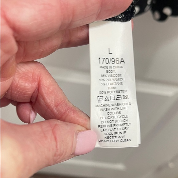 Kate spade dress sz  large Polka Dot Black and White Dress - Picture 4 of 8